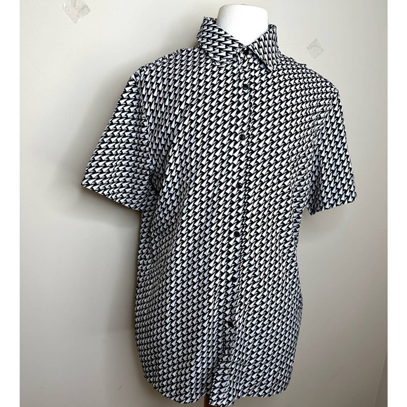 MENS SHIRT TOP BUTTON UP - Picture 4 of 10